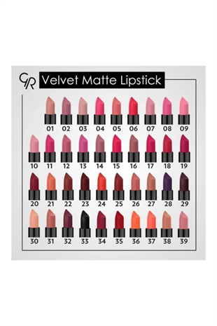 Golden Rose Velvet Matte Lipstick 38 Ruj