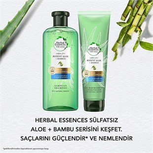 Herbal Essences Güç Ve Nem Aloe Bambu Saç Bakım Kremi 275 ml