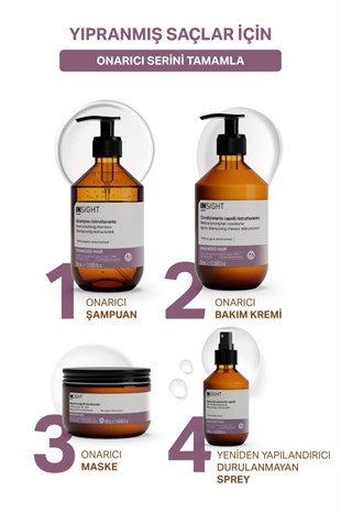 Insight Yıpranmış Saçlar İçin Onarıcı Maske 400 ml