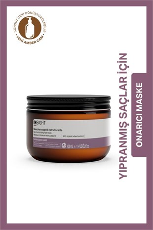 Insight Yıpranmış Saçlar İçin Onarıcı Maske 400 ml