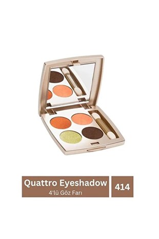 Kajal Quattro Eyeshadow 4 Lü 414 Far Paleti