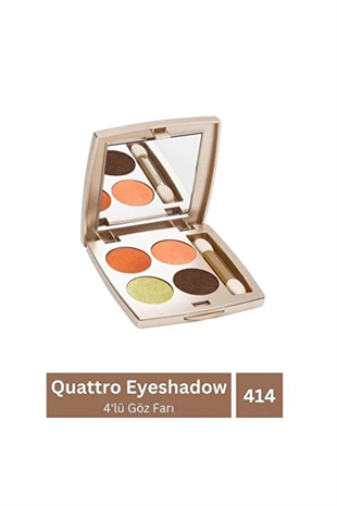 Kajal Quattro Eyeshadow 4 Lü 414 Far Paleti