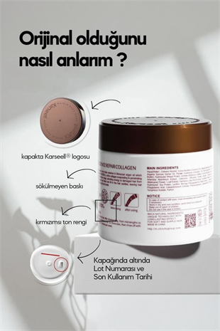 Karseell Collagen Maca Özü Onarıcı Saç Maskesi 500 ml 