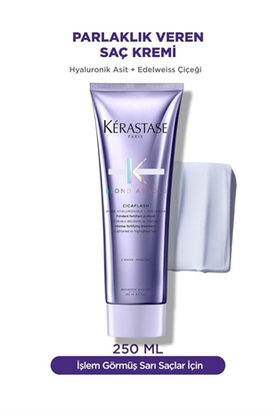 Kerastase Blond Absolu Cicaflash Sarı Saçlar Için Parlaklık Veren Durulanan Saç Bakım Kremi 250ml