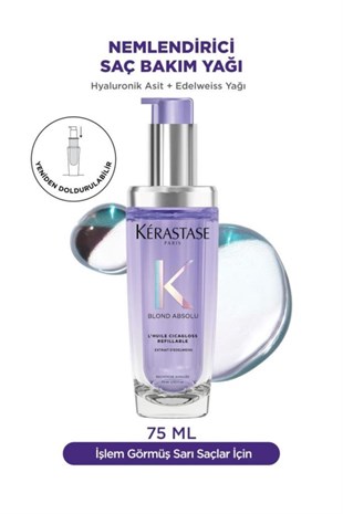 Kerastase Blond Absolu Lhuile Cicagloss Sarı Saçlar Için Saç Bakım Yağı 75 ml