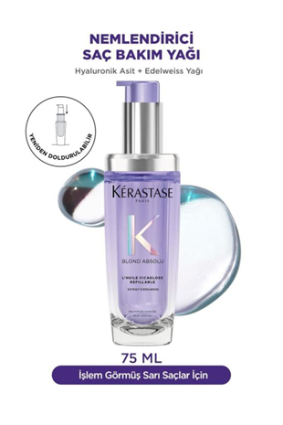 Kerastase Blond Absolu Lhuile Cicagloss Sarı Saçlar Için Saç Bakım Yağı 75 ml
