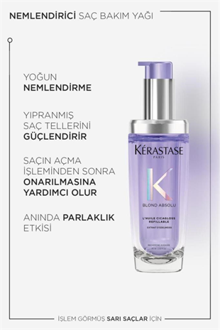 Kerastase Blond Absolu Lhuile Cicagloss Sarı Saçlar Için Saç Bakım Yağı 75 ml