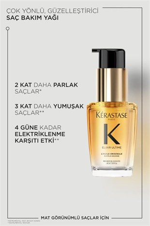 Kerastase Elixir Ultime L‘Huile Originale Oil 30 ml Saç Bakım Yağı