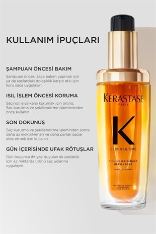 Kerastase Elixir Ultime L‘Huile Originale Refillable 75 ml Saç Bakım Yağı