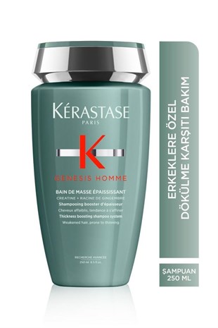 Kerastase Genesis Homme Bain De Masse Yoğunlaştırıcı Şampuan 250 ml