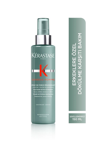 Kerastase Genesis Homme Spray De Force Güçlendirici Ve Şekillendirici Sprey 150 ml