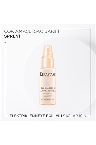 Kerastase Gloss Absolu Anti-Frizz Hair Saç Bakım Seti 80 ML