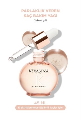Kerastase Gloss Absolu Elektriklenmeye Eğilimli Saçlar Için Saç Bakım Yağı 45 ml