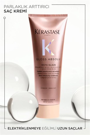 Kerastase Gloss Absolu Elektriklenmeye Eğilimli Saçlar Için Parlaklık Veren Saç Bakım Kremi 250 ml