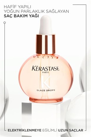 Kerastase Gloss Absolu Elektriklenmeye Eğilimli Saçlar Için Saç Bakım Yağı 45 ml