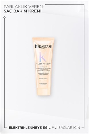 Kerastase Gloss Absolu Insta Glaze Elektriklenmeye Saç Bakım Kremi 75 ml