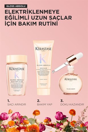 Kerastase Gloss Absolu Parlaklık Veren Üçlü Saç Bakım Seti 80 ML