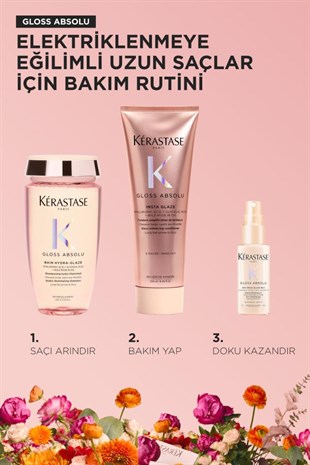 Kerastase Gloss Absolu Parlaklık Veren Üçlü Saç Bakım Seti 250 ML