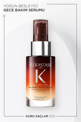 Kerastase Nutritive 8h Magic Night Yoğun Besleyici Gece Serumu 30 ml