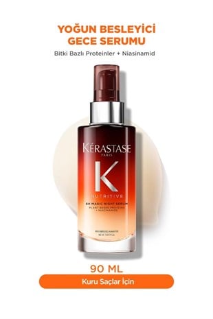 Kerastase Nutritive 8h Magic Night Yoğun Besleyici Gece Serumu 90 ml