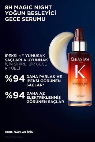 Kerastase Nutritive 8h Magic Night Yoğun Besleyici Gece Serum Duo Set 90 ML