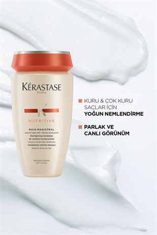 Kerastase Nutritive Bain Magistral Aşırı Kuru Saçlar Için Yoğun Nemlendirici Şampuan 250 ml