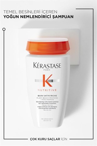 Kerastase Nutritive Bain Satin Riche Yoğun Nemlendirici Şampuan 250 ml