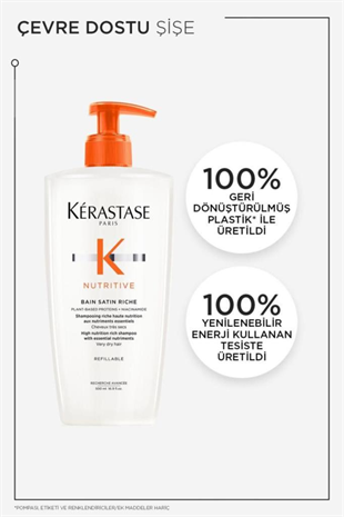 Kerastase Nutritive Bain Satin Riche Yoğun Nemlendirici Şampuan 500 ml
