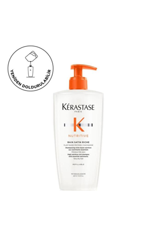 Kerastase Nutritive Bain Satin Riche Yoğun Nemlendirici Şampuan 500 ml