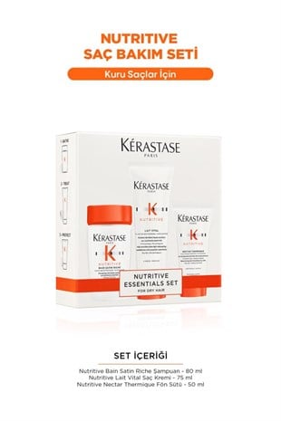 Kerastase Nutritive Essentials Kuru Saçlar İçin Bakım Seti 80 ML