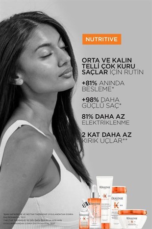 Kerastase Nutritive Masquintense Riche Derin Besleme Sağlayan Yoğun Saç Maskesi 200 ml