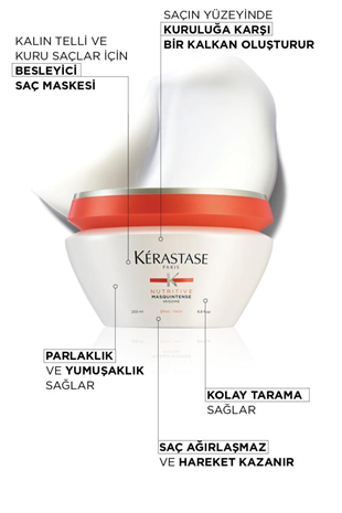 Kerastase Nutritive Masquintense Thick Kalın Telli Kuru Saçlara Nem Veren Besleyici Maske 200 ml
