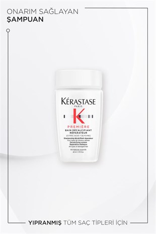 Kerastase Première Bain Decalcifiant Reparateur Yıpranmış Saçlar Için Onarım Sağlayan Şampuan 80 ml
