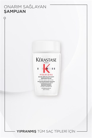 Kerastase Première Bain Decalcifiant Reparateur Yıpranmış Saçlar Için Onarım Sağlayan Şampuan 80 ml