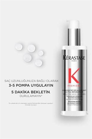 Kerastase Premiere Concentré Décalcifiant Ultra-Réparateur Onarım Sağlayan Şampuan Öncesi Bakım 250 ml