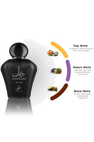 Khadlaj. Zayaan Silver EDP 100 ml Erkek Parfüm