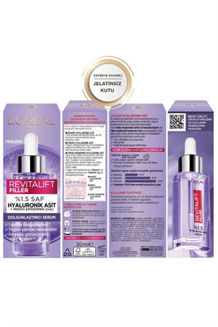 L‘Oreal Paris Revitalift Filler Dolgunlaştırıcı 30 ml Yüz Bakım Serumu
