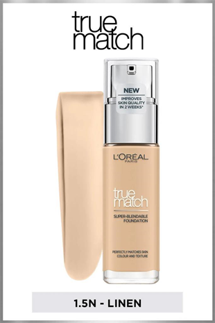 L‘Oreal Paris True Match Super-Blendable Foundation 1.5.N Linen