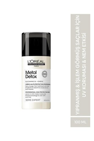 L‘Oreal Professionnel Metal Detox 100 ml Yüksek Korumalı Saç Bakım Kremi