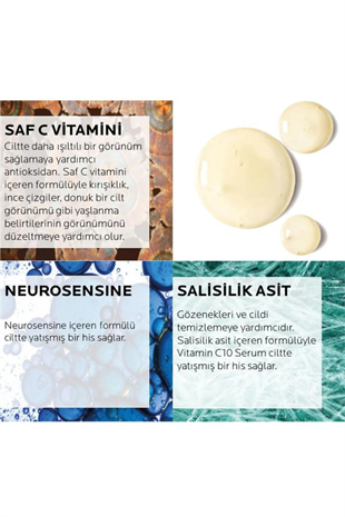 La Roche Posay Pure Vitamin C10 Vitamin İçerikli Işıltı Veren Serum 30 ml