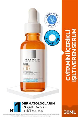 La Roche Posay Pure Vitamin C10 Vitamin İçerikli Işıltı Veren Serum 30 ml