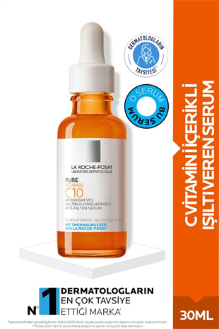 La Roche Posay Pure Vitamin C10 Vitamin İçerikli Işıltı Veren Serum 30 ml
