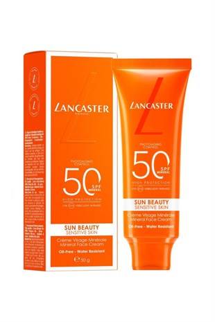 Lancaster Sun Beauty Sensitive Skin Mineral Face Cream SPF50 50 ML