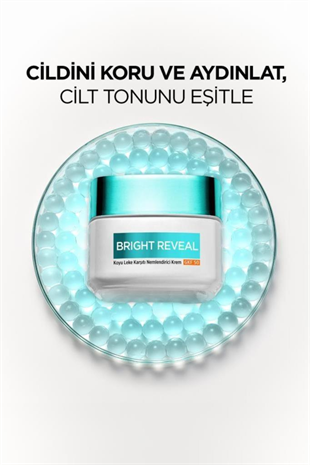 LOreal Paris Bright Reveal Koyu SPF50 Niasinamid Yüz Kremi 50 ml