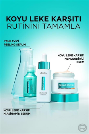 LOreal Paris Bright Reveal Niasinamid Yüz Bakım Serumu 30 ml