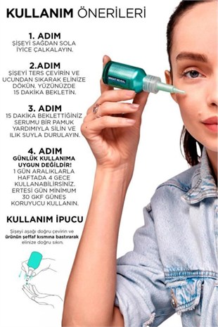 LOreal Paris Bright Reveal Yenileyici Peeling Serum 25% [AHA + BHA + PHA] 25 ml