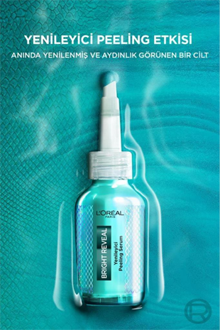 LOreal Paris Bright Reveal Yenileyici Peeling Serum 25% [AHA + BHA + PHA] 25 ml