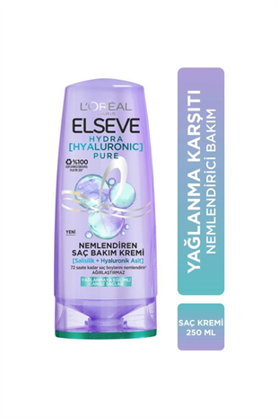 Loreal Paris Elseve Hydra Pure Nemlendirici Saç Kremi 250 ml