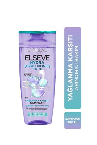 Loreal Paris Elseve Hydra Yağlanma Karşıtı Şampuan 300 ml