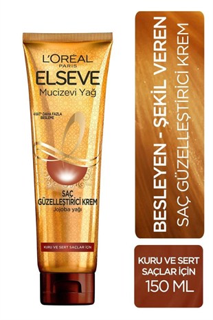 Loreal Paris Elseve Mucizevi Yağ Saç Güzlleştirici Krem 150 ml